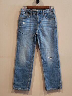 Art Class Boys Jeans Size 12 Light Wash Distressed Straight Denim Pants